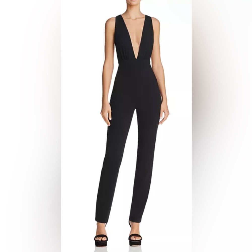 Sunset & Spring Deep V-Neck Jumpsuit, Size XS